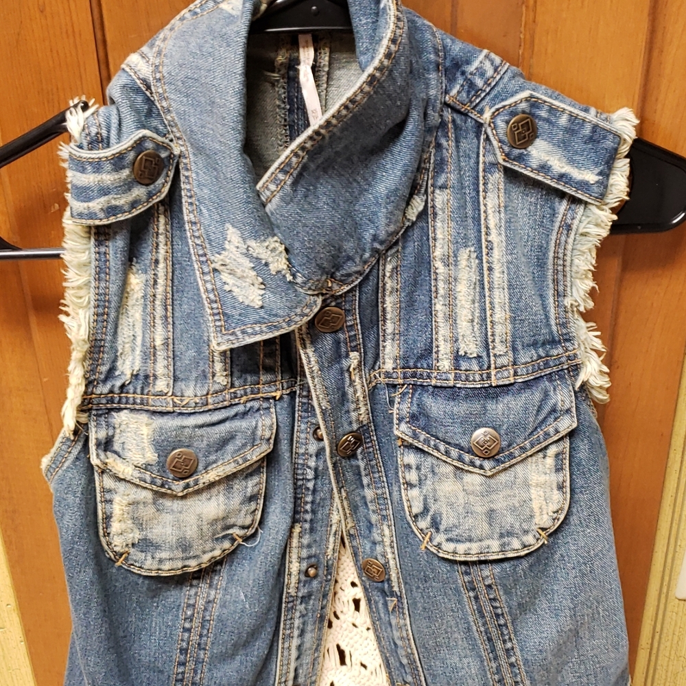 Xs blue jean jacket
